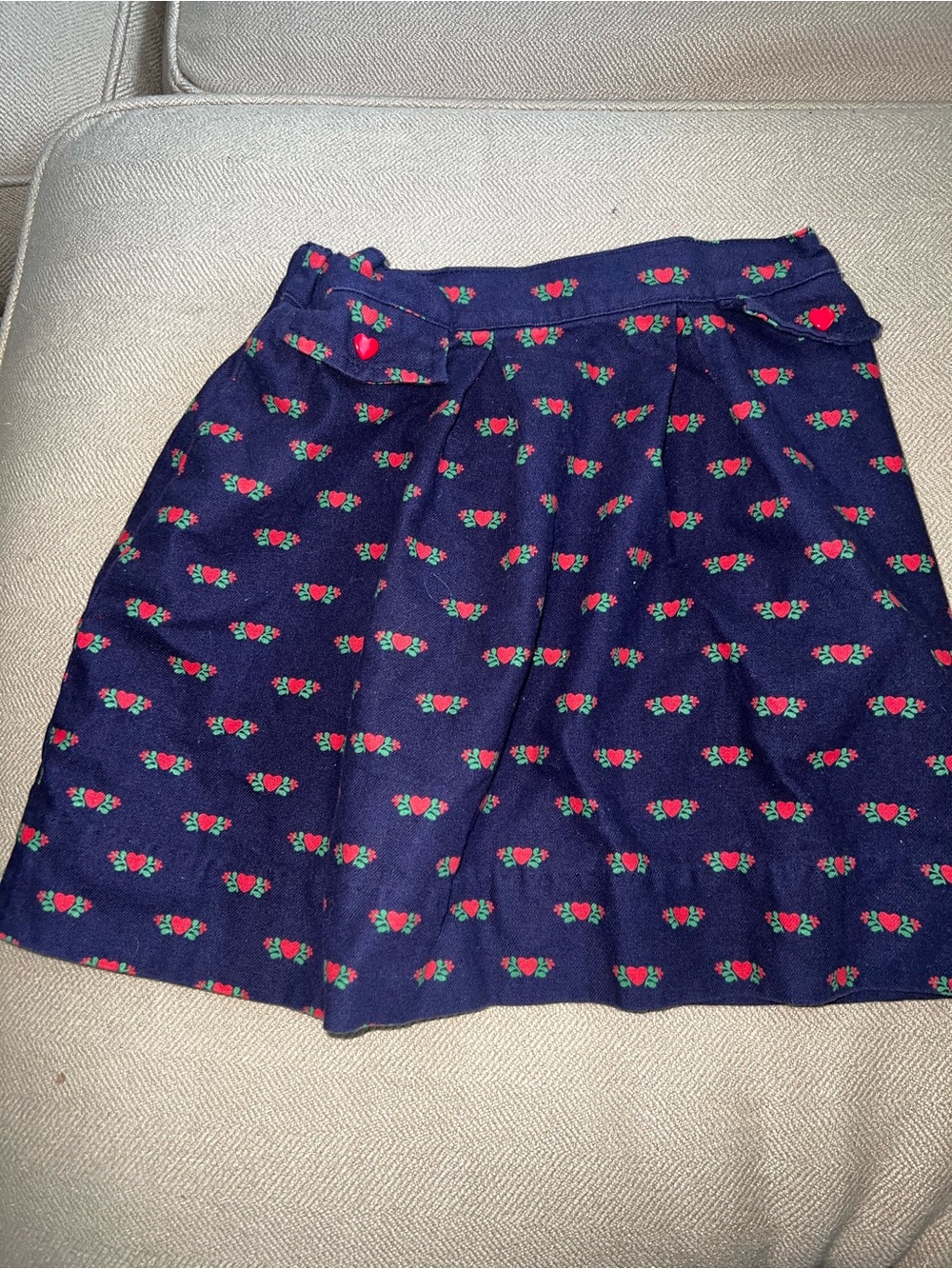 The Beaufort Bonnet Company Floral Heart Print Skirt
